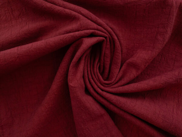 Japanese Cotton - Wrinkle Dobby - Red