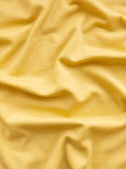 Designer Deadstock - Wool/Spandex Jersey - Lemon