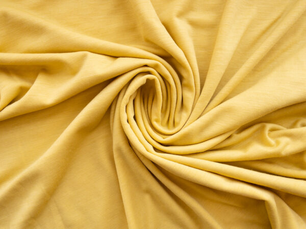 Designer Deadstock - Wool/Spandex Jersey - Lemon