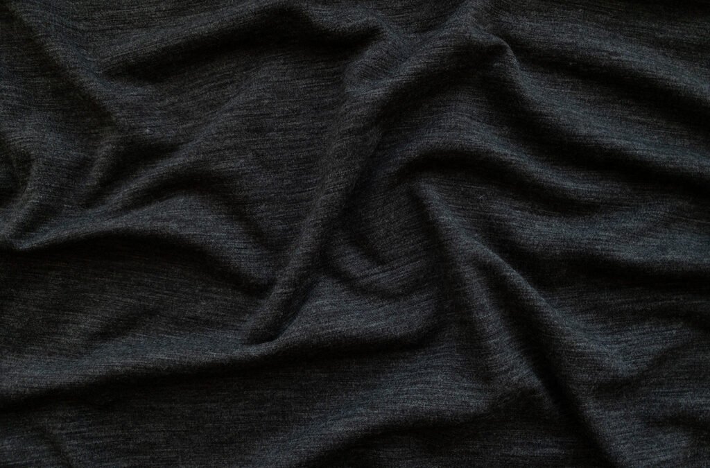 Designer Deadstock – Wool/Spandex Jersey – Charcoal