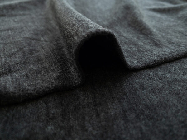 Designer Deadstock - Wool/Spandex Jersey - Charcoal