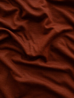 Designer Deadstock - Wool/Spandex Jersey - Terracotta