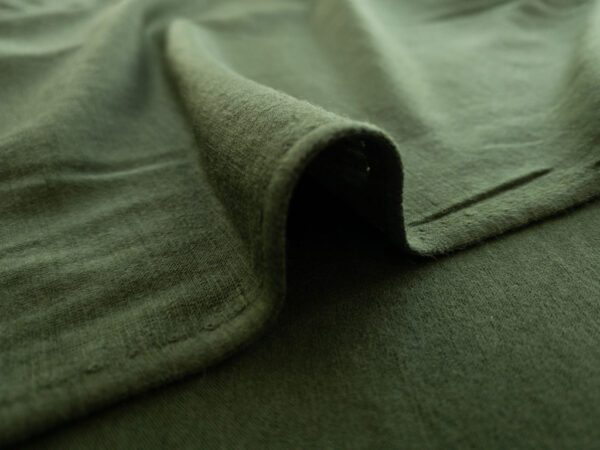 Designer Deadstock - Wool/Spandex Jersey - Moss