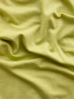 Designer Deadstock - Wool/Spandex Jersey - Lime