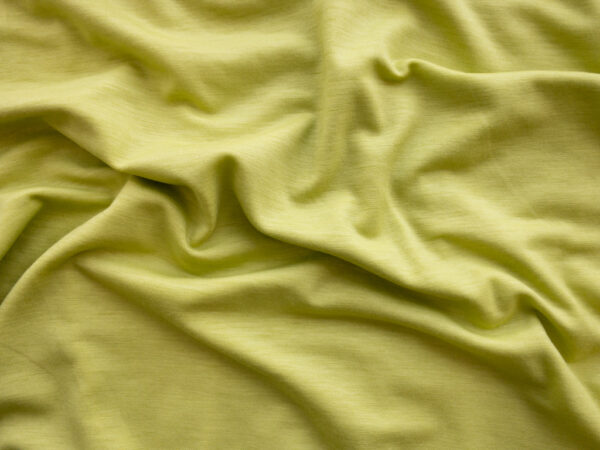 Designer Deadstock - Wool/Spandex Jersey - Lime