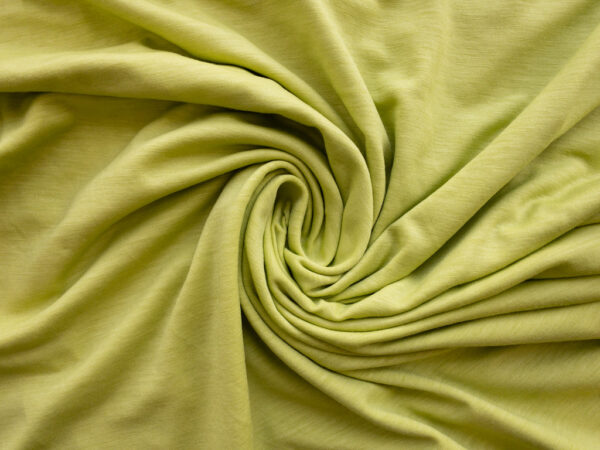 Designer Deadstock - Wool/Spandex Jersey - Lime