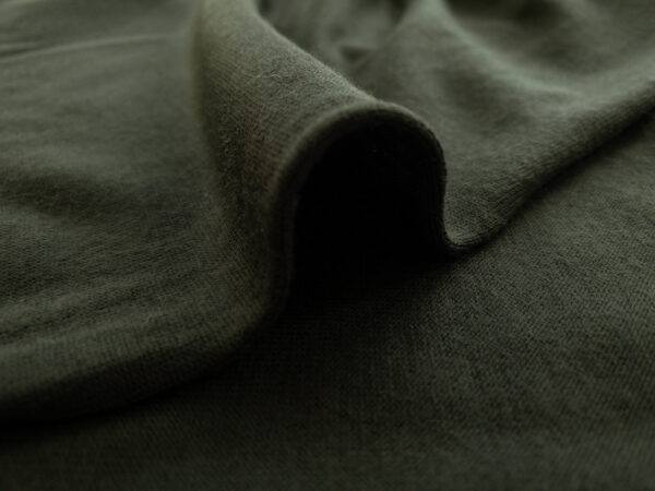 Designer Deadstock - Wool Jersey - O.D. Green