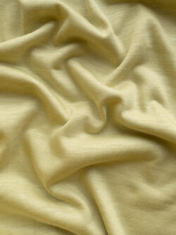 Designer Deadstock - Rayon/Linen Jersey - Celery