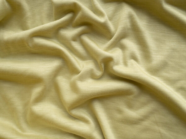 Designer Deadstock - Rayon/Linen Jersey - Celery