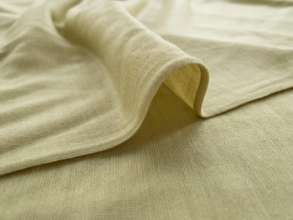 Designer Deadstock - Rayon/Linen Jersey - Celery