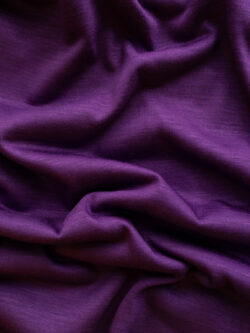 Designer Deadstock - Rayon/Linen Jersey - Purple