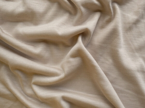 Designer Deadstock - Rayon/Linen Jersey - Abalone