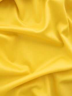 European Designer Deadstock - Cotton/Polyester Sateen - Canary Yellow