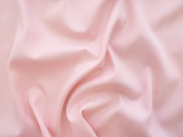 European Designer Deadstock - Cotton/Polyester Shirting - Pale Pink
