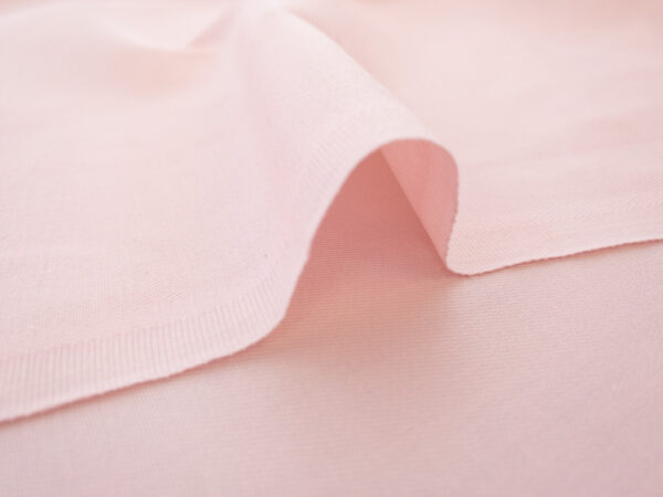 European Designer Deadstock - Cotton/Polyester Shirting - Pale Pink