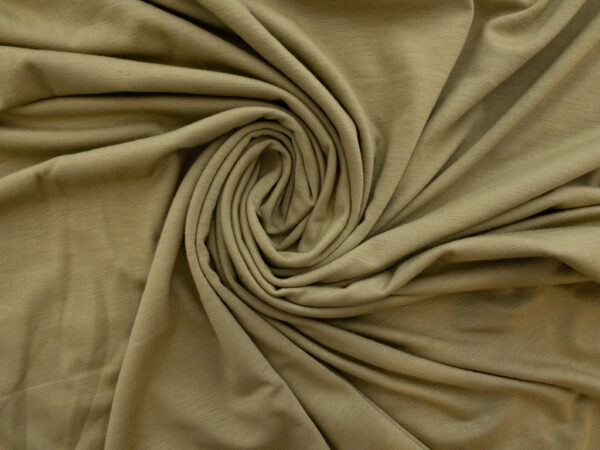 European Designer Deadstock – Viscose/Spandex Jersey – Khaki