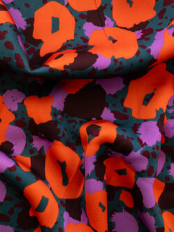 Lady McElroy - Beverly Viscose Satin - Paint Splatter