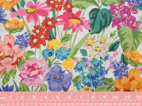 Lady McElroy – Mabelle Cotton Lawn – Vibrant Meadow - Chantilly