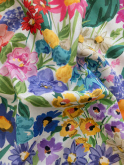 Lady McElroy – Mabelle Cotton Lawn – Vibrant Meadow - Chantilly