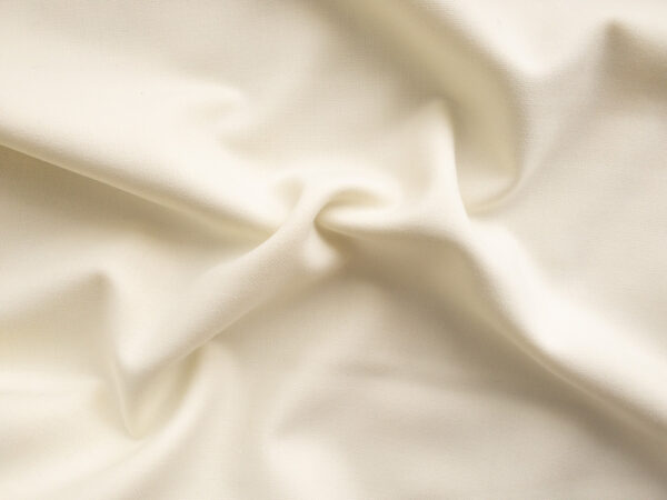 European Designer Deadstock - Wool/Polyester - Ivory