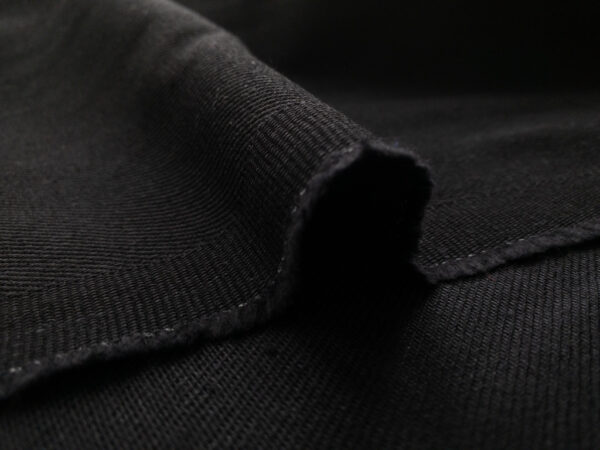 European Designer Deadstock – Cotton/Spandex Stretch Denim – 11.2 oz – Black