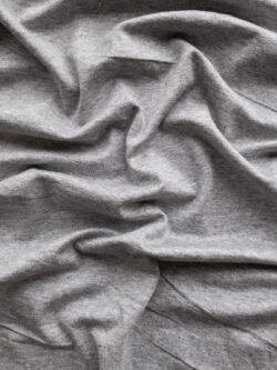 60 Modal Cotton Blend Solid Heather Gray Jersey Knit Fabric by The Yard :  : Home