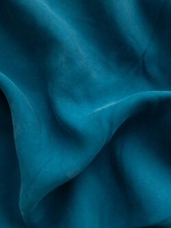 Sandwashed Tencel/Viscose Challis - Ocean