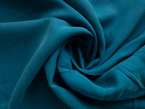 Sandwashed Tencel/Viscose Challis - Ocean