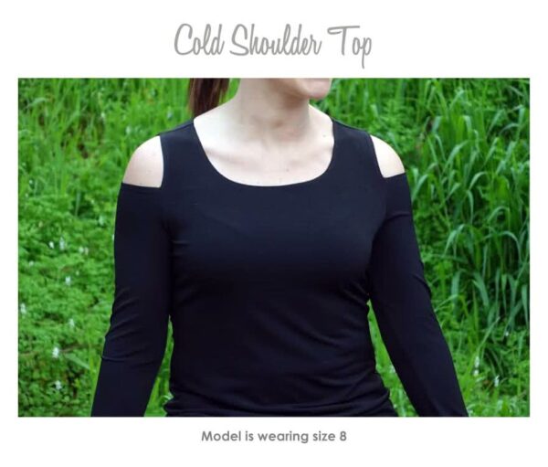 Style Arc Cold Shoulder Knit Top 4-16 - Stonemountain & Daughter Fabrics