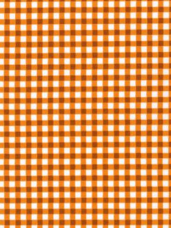 Quilting Cotton - Flowerhouse Basics - Gingham - Pumpkin