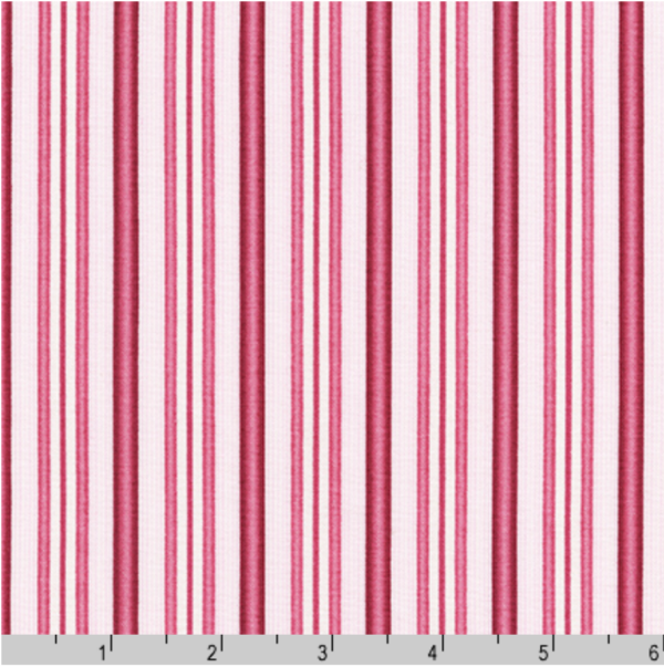 Quilting Cotton - Flowerhouse Basics - Stripe - Petal