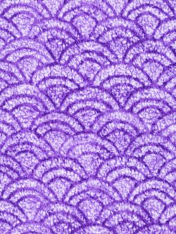 Quilting Cotton - Flowerhouse: Natural Textures - Scallops - Purple