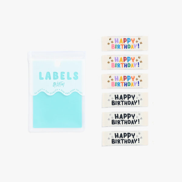 Kylie and the Machine Garment Label - Happy Birthday!