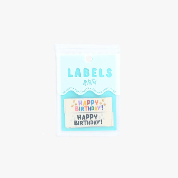 Kylie and the Machine Garment Label - Happy Birthday!