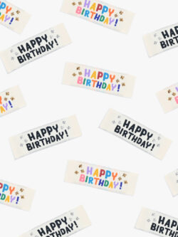 Kylie and the Machine Garment Label - Happy Birthday!