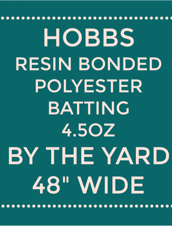 Hobbs Resin Bonded Polyester Batting 4.5oz