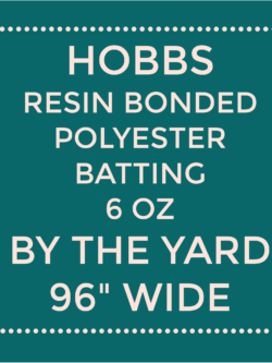 Hobbs Resin Bonded Polyester Batting 6oz