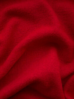 Hot pink Wool Visocse Blend Fabric