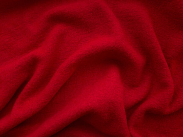 Lady McElroy - Jubilee Boiled Wool/Viscose - Red