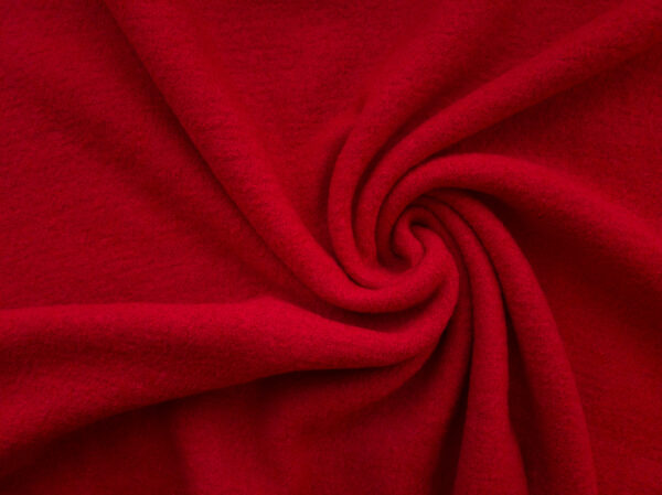 Lady McElroy - Jubilee Boiled Wool/Viscose - Red