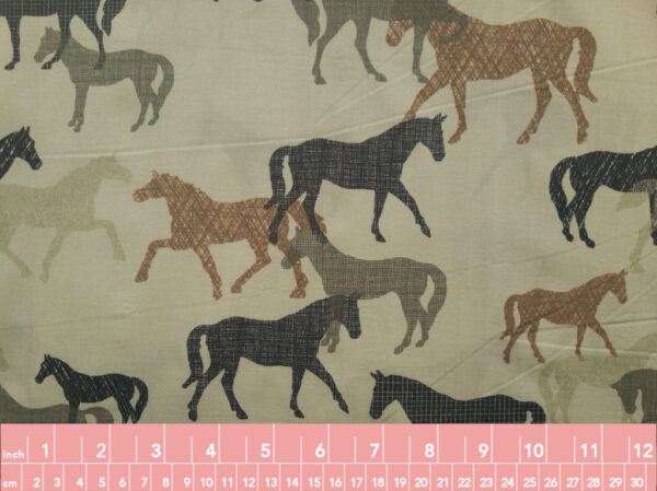 Lady McElroy - Cotton Lawn - Royal Horses - Mocha