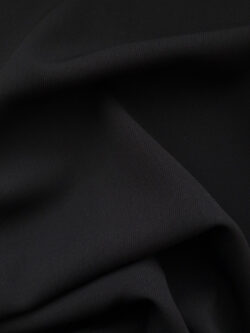 Organic Cotton Spandex Twill Fabric - Black – Riverside Fabrics