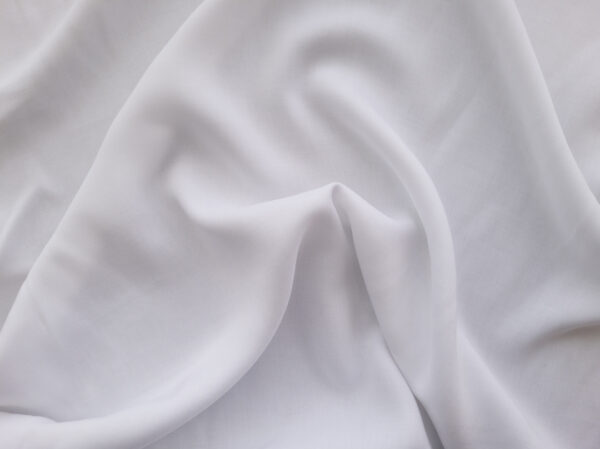 Japanese Designer Deadstock - Viscose Lawn - White