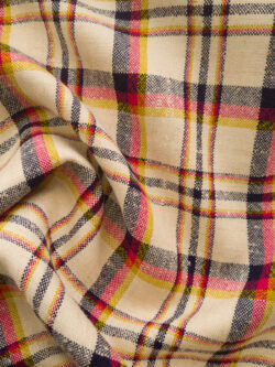 Buy WARM YELLOW PRINTED PLAID SHAWL for Women Online in India