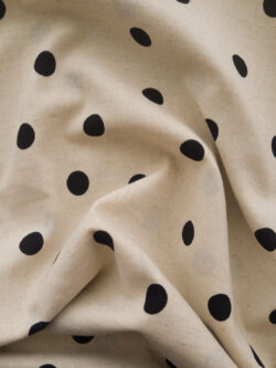 Natural colour Cotton & Linen mix dress fabric