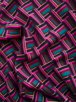 Lady McElroy – Viscose Twill – Liquorice Allsorts