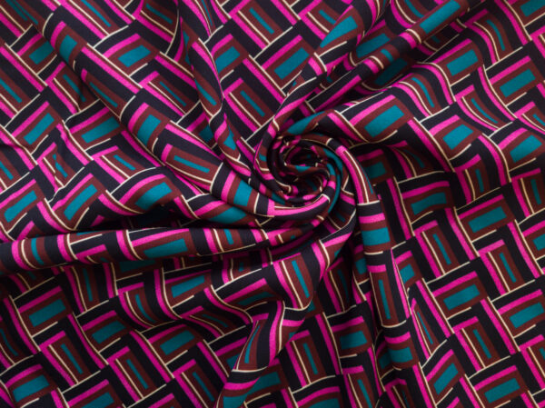 Lady McElroy – Viscose Twill – Liquorice Allsorts