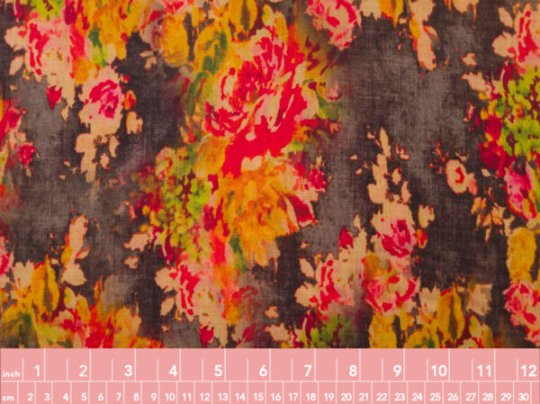 Lady McElroy – Viscose Challis – Fireside Roses