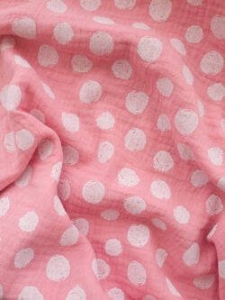 Lady McElroy – Organic Cotton Double Gauze – Ottilie - Blush