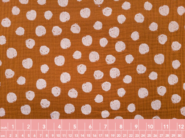 Lady McElroy – Organic Cotton Double Gauze – Ottilie - Cinnamon